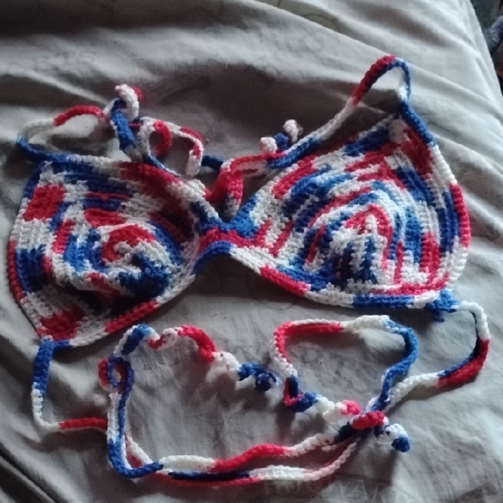 Vibrant Crochet Bikini Set